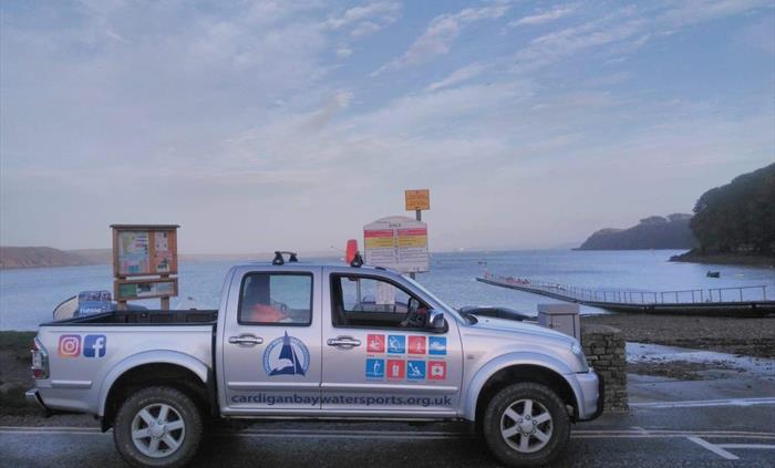 The Centre's pickup truck